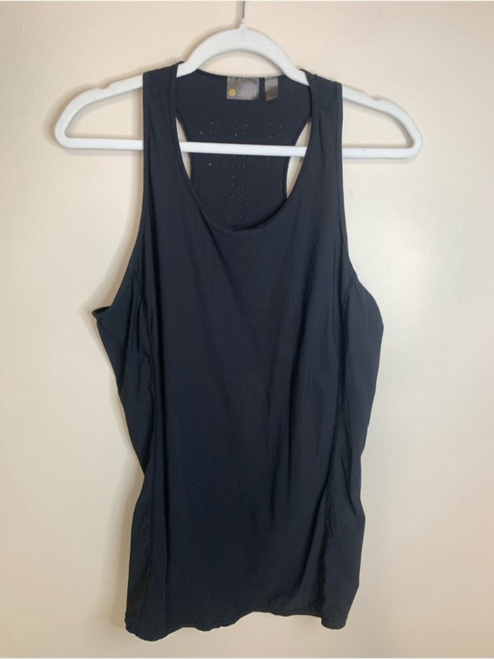 Zella Black Racerback Tank Top